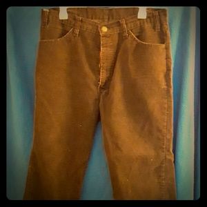 Vintage Levi cords.